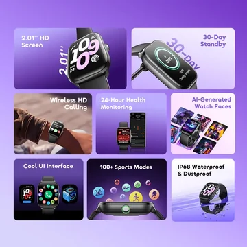 oraimo Watch 6 Lite 2.01” Smart Watch With Cool UI Interface, image 12