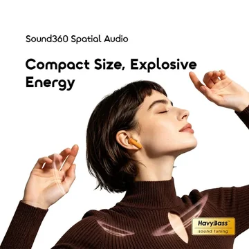 oraimo SpaceBuds Lite 2 Immersive Portable True Wireless Earbuds, image 6