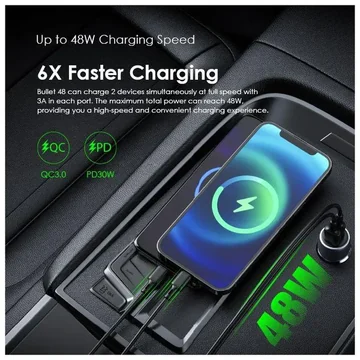 oraimo Bullet 48W Car Charger, image 7