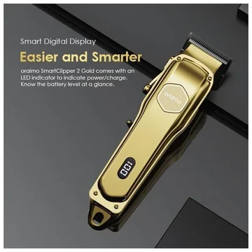 oraimo Smart Clipper 2 Gold Professional Hair Clipper, image 4