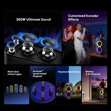 oraimo SpaceBox Max 200W Auracast SpaceBox Max, image 5