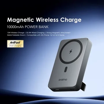 oraimo MagPower 15,10000mAh Wireless Power Bank, image 2