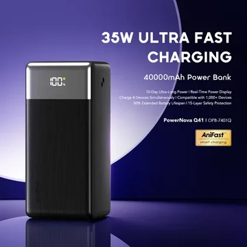 oraimo PowerNova Q41 35W Ultra Fast Charging 40000mAh Power Bank, image 2